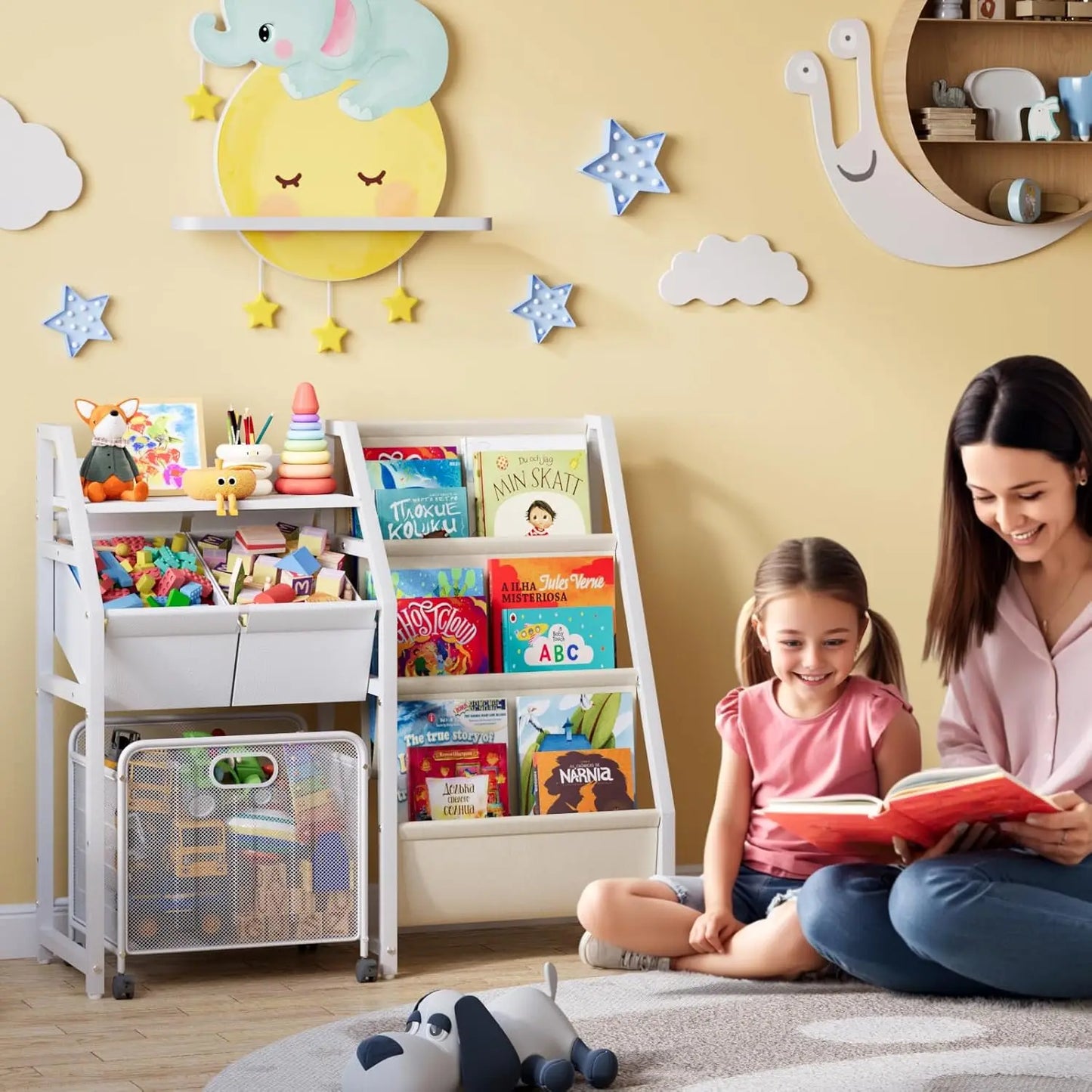 Kids' Book and Toy Organizer