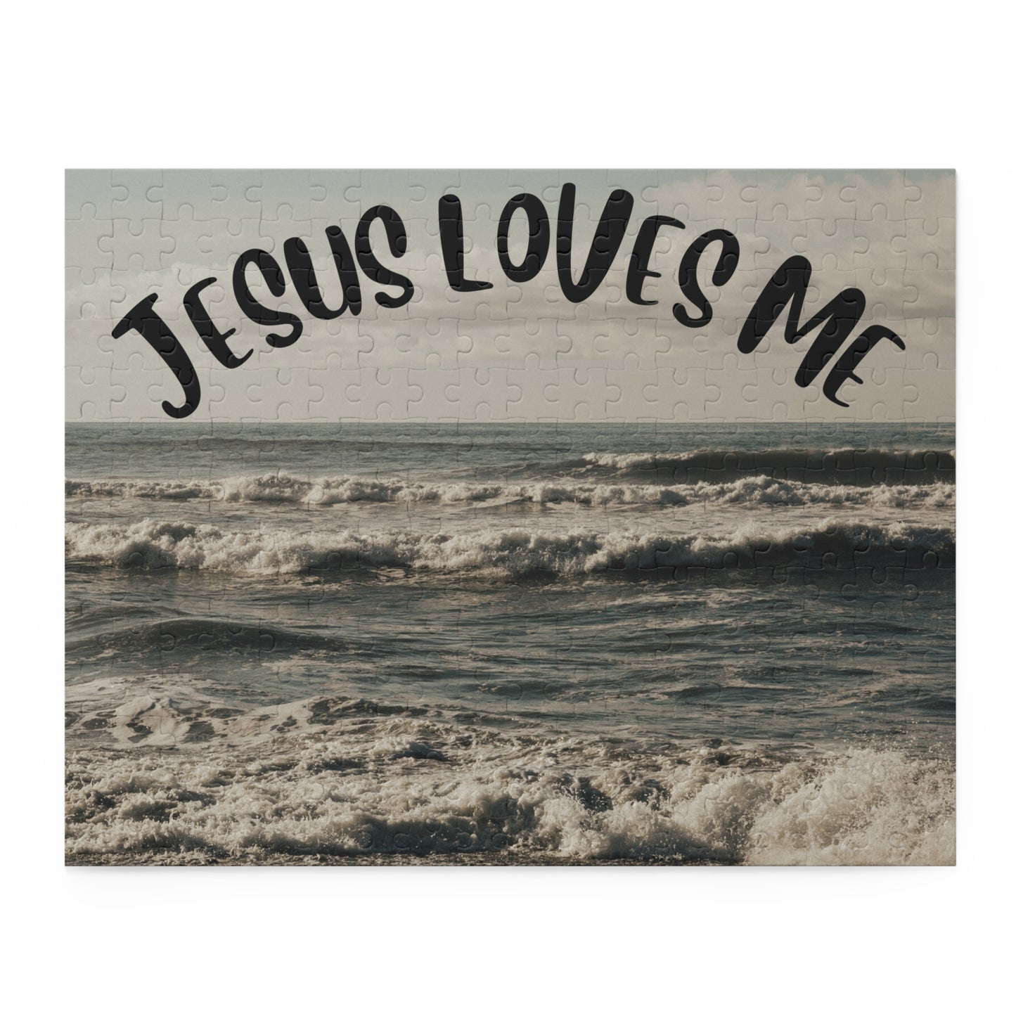 Jesus Loves Me Puzzle — Christian Faith Jigsaw (120/252/500 Piece)