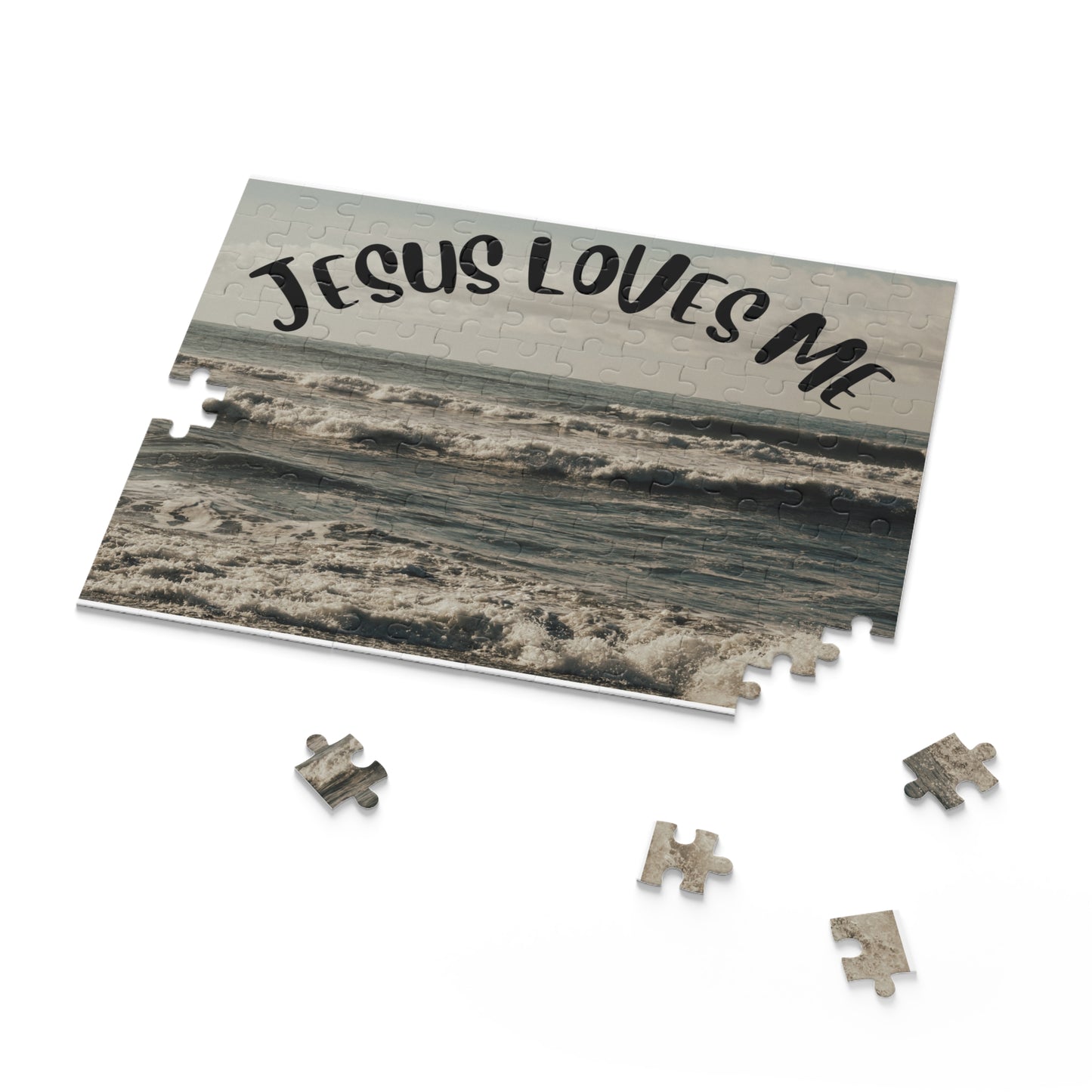 Jesus Loves Me Puzzle — Christian Faith Jigsaw (120/252/500 Piece)