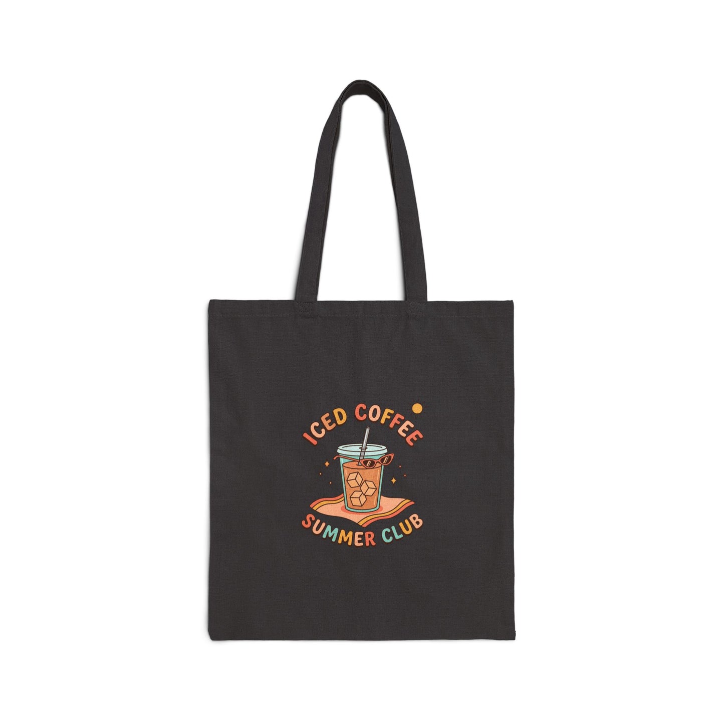 Iced Coffee Summer Club Tote | summer aesthetic, pastel coastal vibes