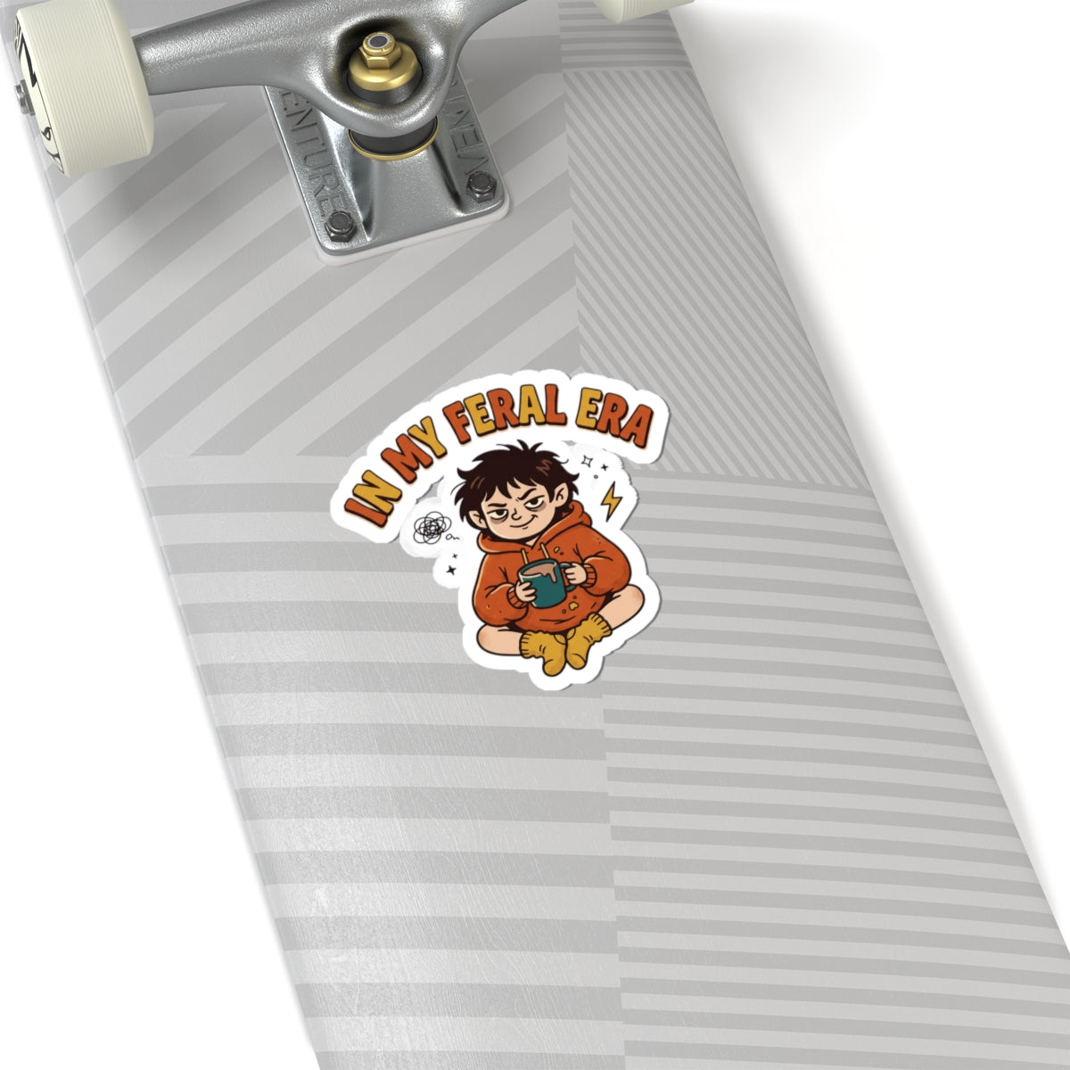 In My Feral Era Sticker | chaotic cute, introvert, tired mom