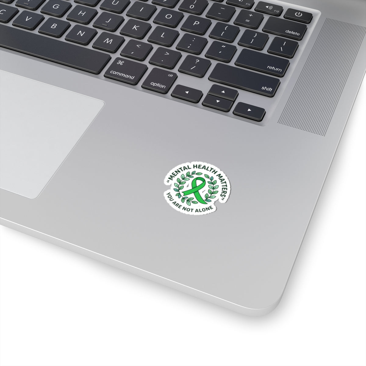 Mental Health Matters Sticker | Wear Green awareness ribbon, be kind