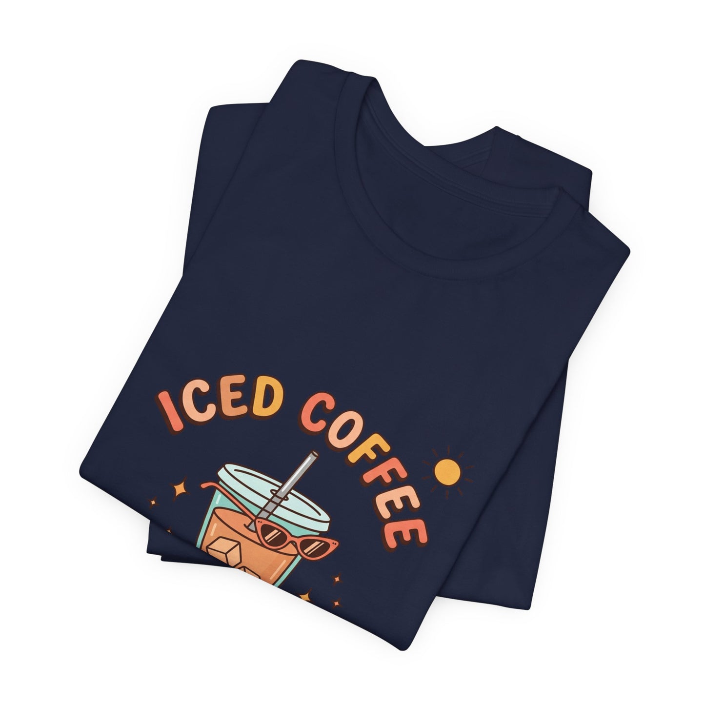 Iced Coffee Summer Club Tee | summer aesthetic, pastel coastal vibes