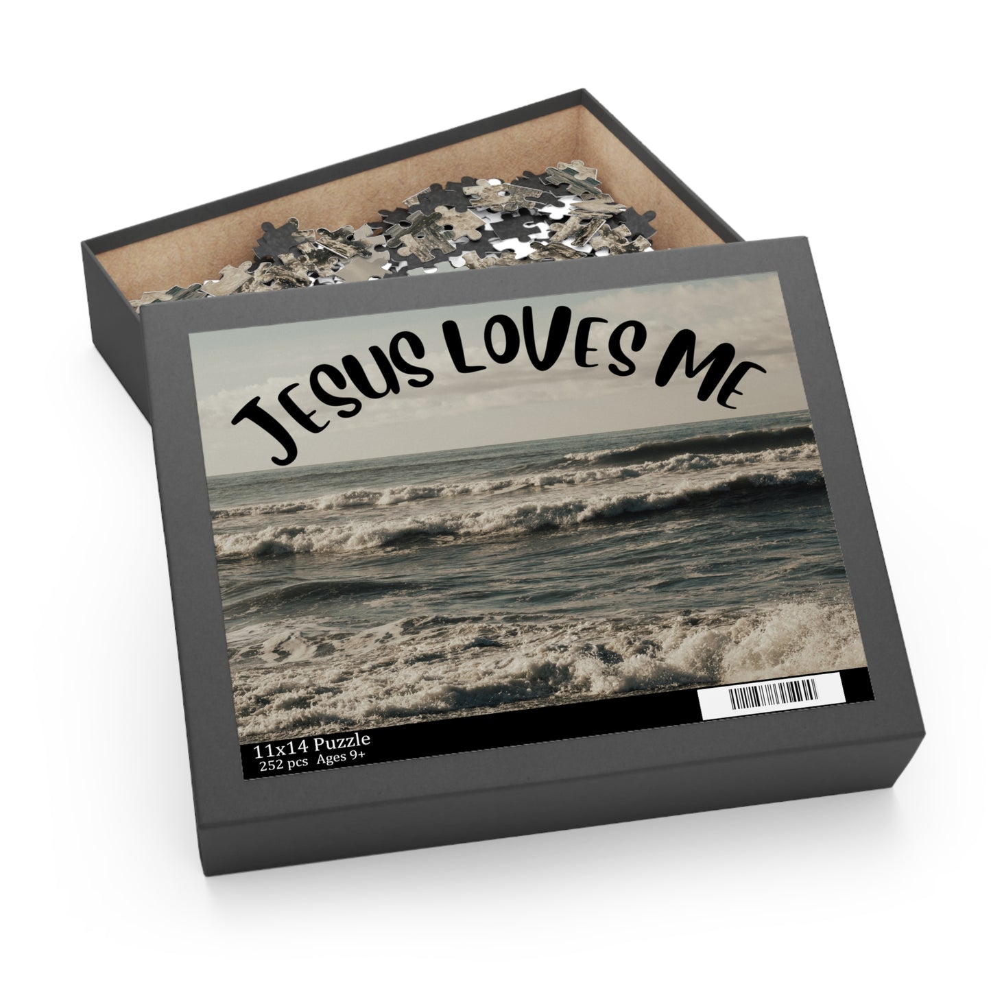 Jesus Loves Me Puzzle — Christian Faith Jigsaw (120/252/500 Piece)