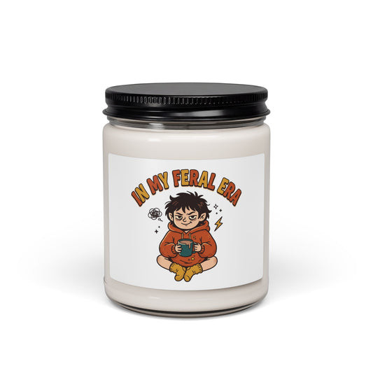 In My Feral Era Soy Candle | feral era, chaotic cute, introvert