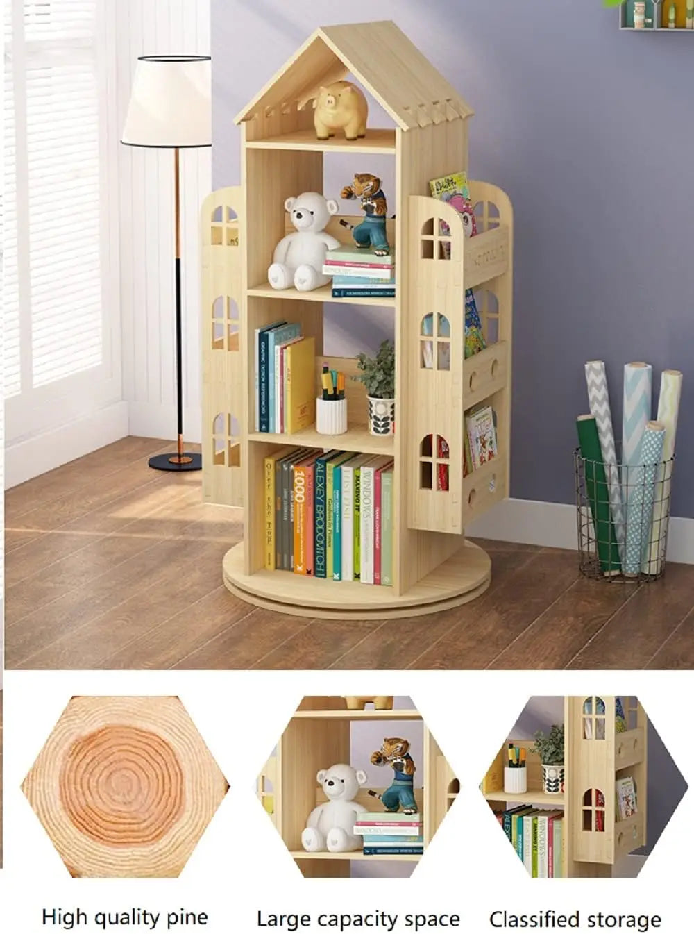 Magic Spin Kids Bookshelf