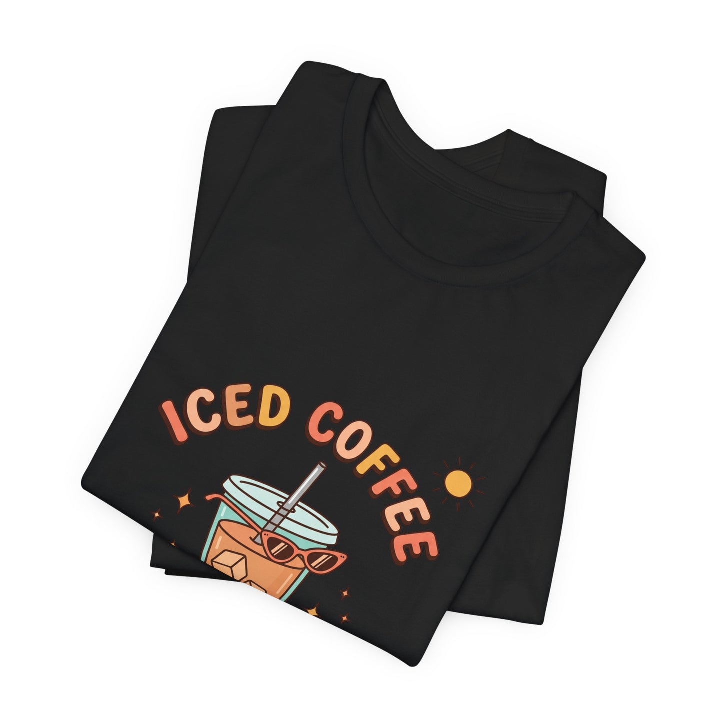 Iced Coffee Summer Club Tee | summer aesthetic, pastel coastal vibes