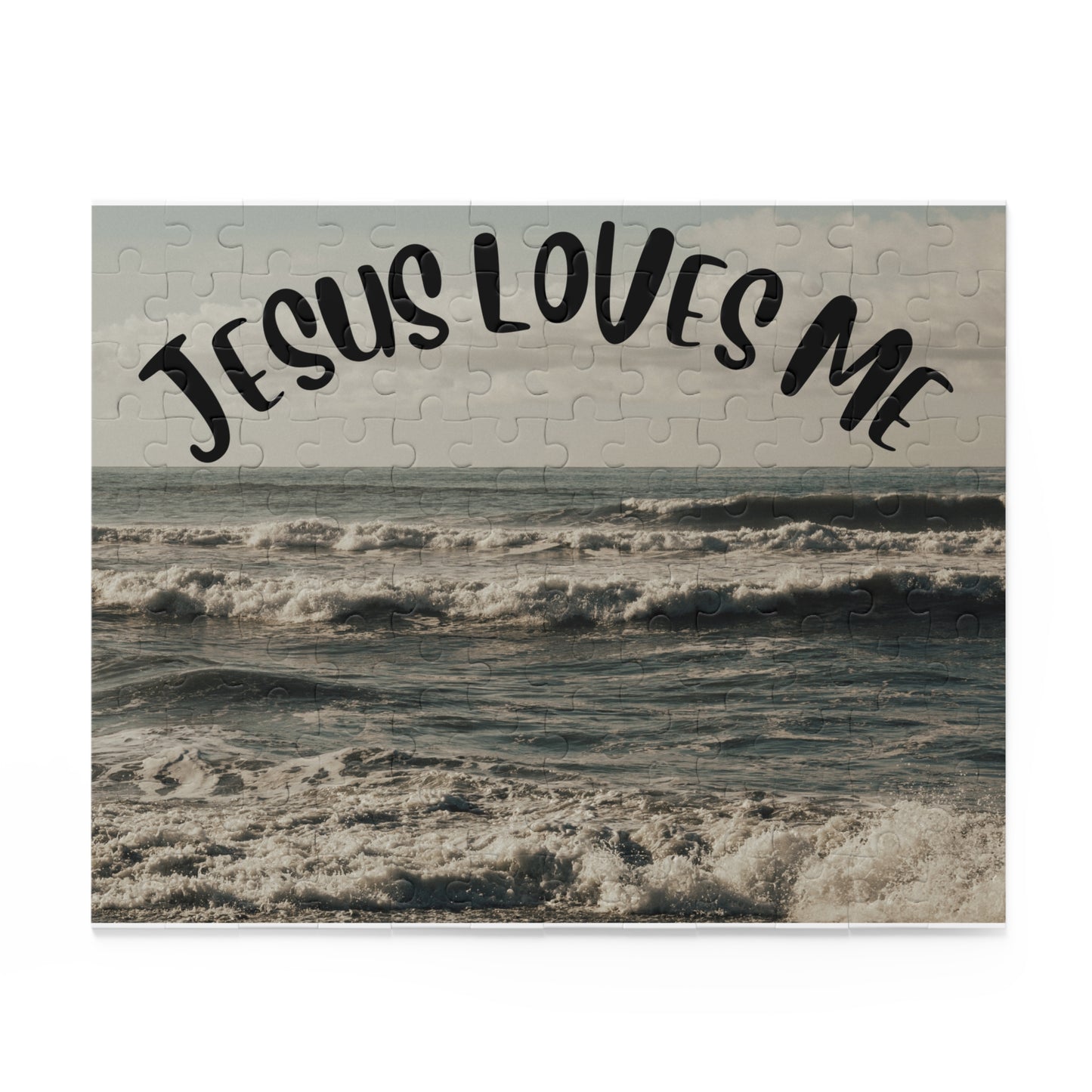 Jesus Loves Me Puzzle — Christian Faith Jigsaw (120/252/500 Piece)