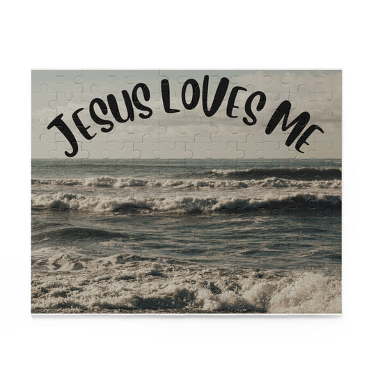 Jesus Loves Me Puzzle — Christian Faith Jigsaw (120/252/500 Piece)