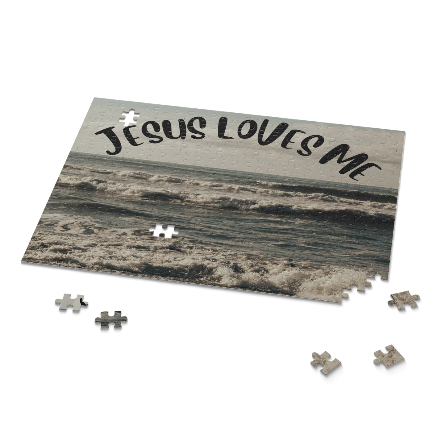 Jesus Loves Me Puzzle — Christian Faith Jigsaw (120/252/500 Piece)