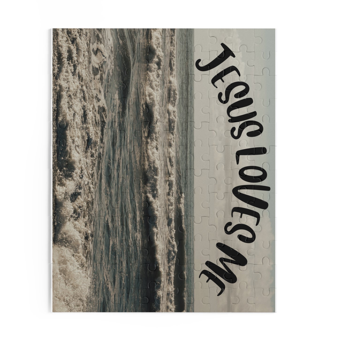 Jesus Loves Me Puzzle — Christian Faith Jigsaw (120/252/500 Piece)